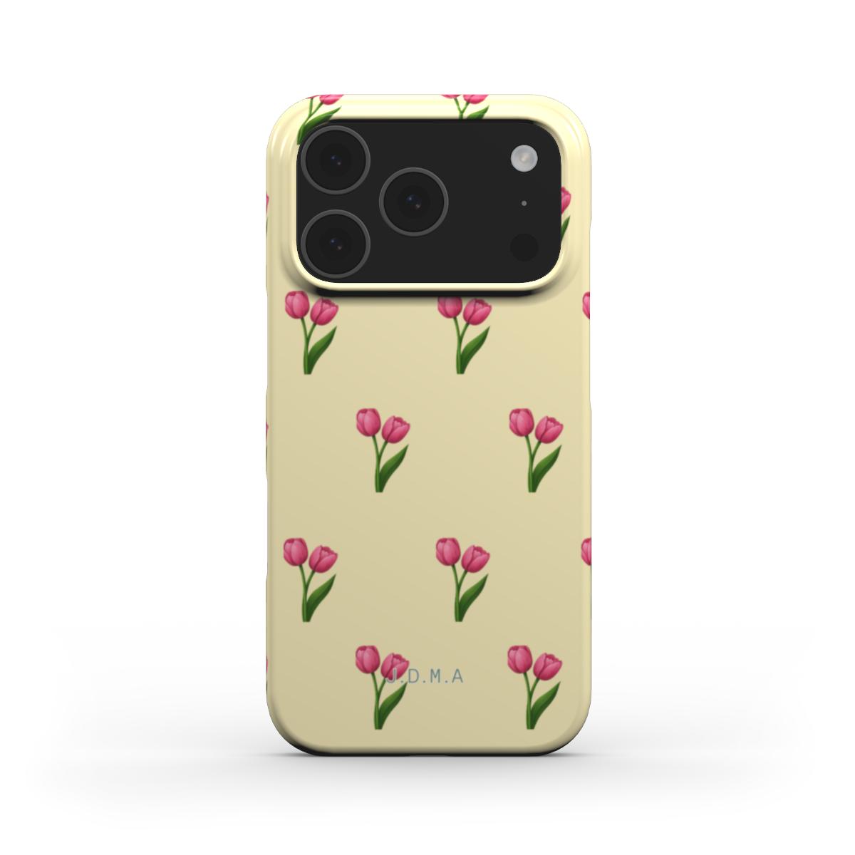 Grandma's Garden (cream) - Snap Phone Case
